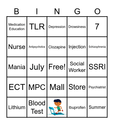 Bingo 7B with Dr. Ramos! Bingo Card