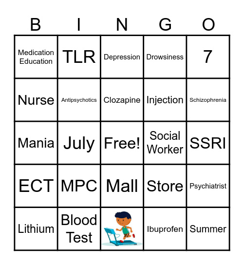 Bingo 7B with Dr. Ramos! Bingo Card