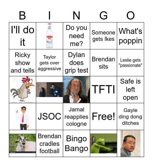 EST Bingo Card