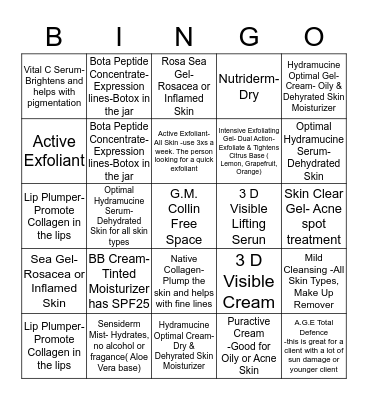 Wellness Spa & Fitness Club Team Bingo Card