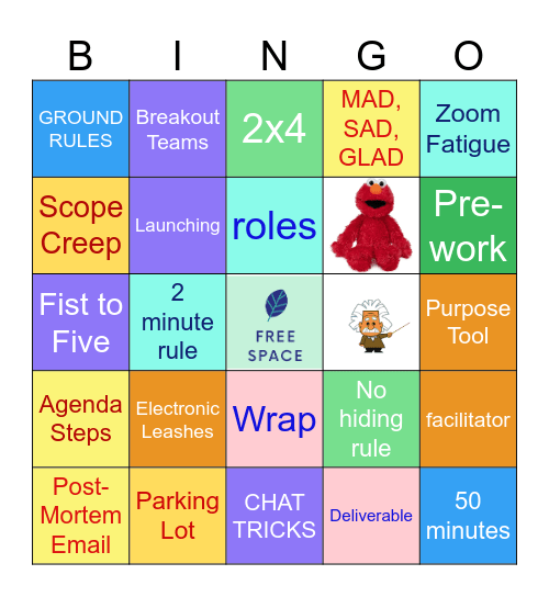 Better Meetings BINGO Card