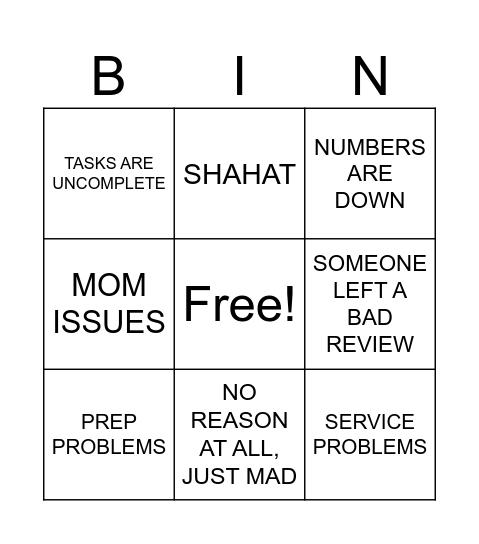 Why is Peach Mad Today? Bingo Card