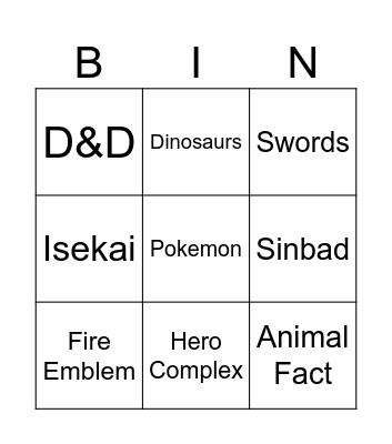 Haven Power Point Predictions Bingo Card