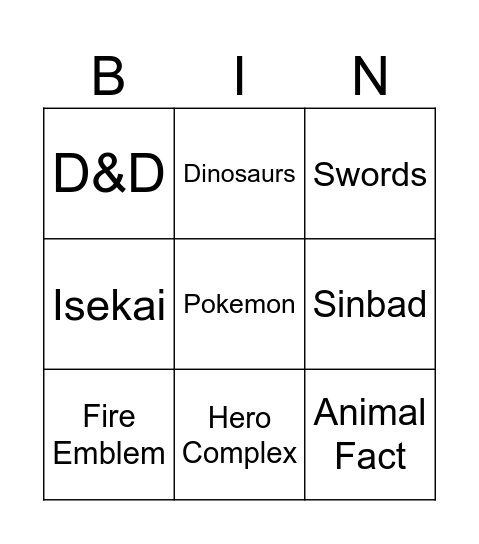 Haven Power Point Predictions Bingo Card