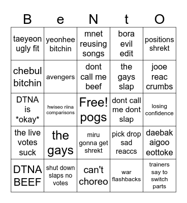 queendom pixxle episode 4 Bingo Card