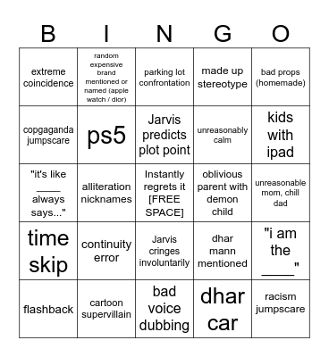 Dhar Mann Bingo v4 Bingo Card