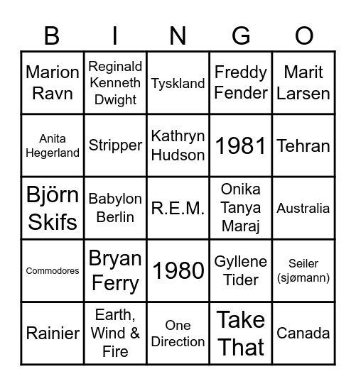 🤓Hint Bingo 2😎 Bingo Card