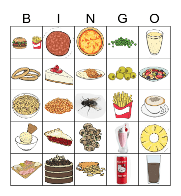 RESTAURANT BINGO Card