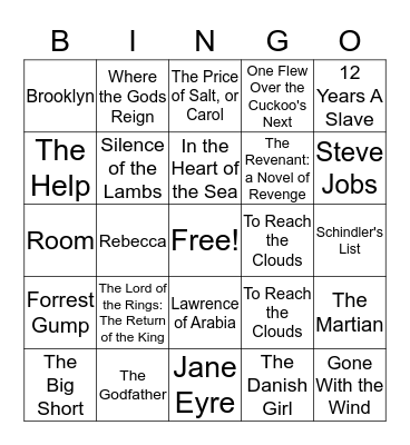 FIRESIDE BINGO Card