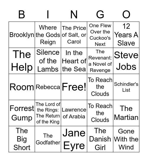 FIRESIDE BINGO Card