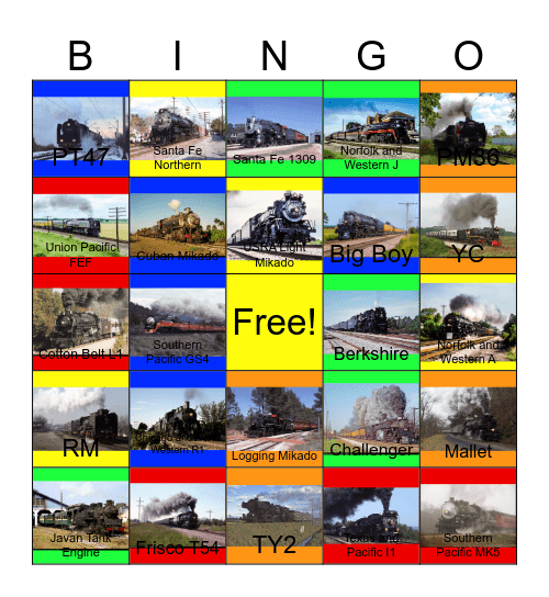 Millennium Steam Bingo Card