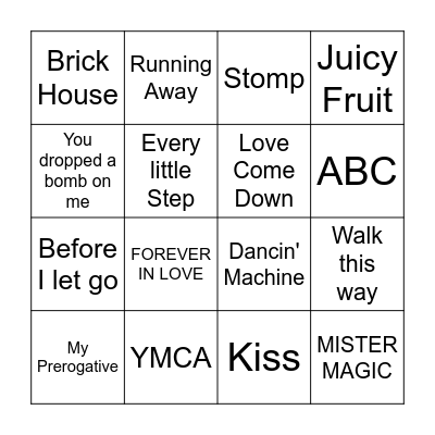 Jeanette' Steppin' Into 60 Celebration Bingo Card