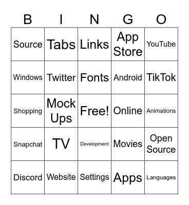 AppShed Bingo Card