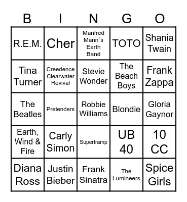 🤷‍♂️Lett Bingo🤷‍♂️ Bingo Card