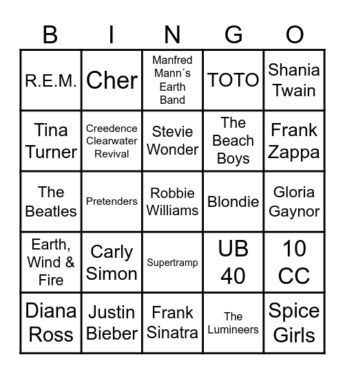 🤷‍♂️Lett Bingo🤷‍♂️ Bingo Card