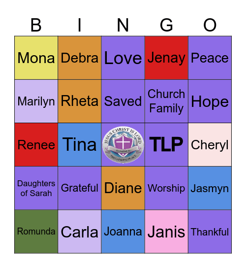 Ministry Assistant Fellowship Bingo Card