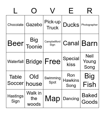 10 year anniversary BINGO! Bingo Card
