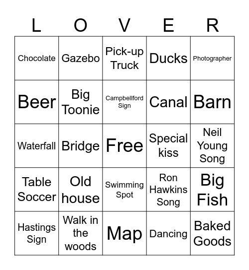 10 year anniversary BINGO! Bingo Card