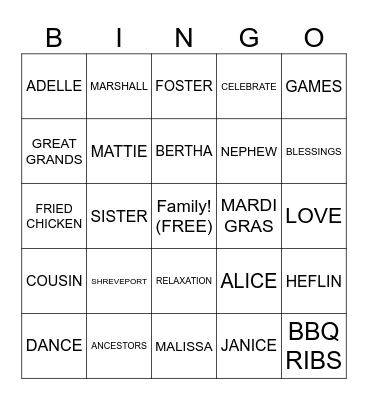 HOWDY BINGO Card