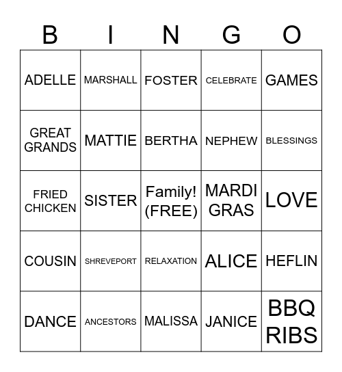 HOWDY BINGO Card