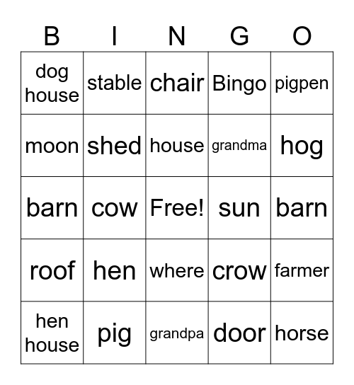 Bingo 2 Bingo Card