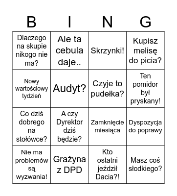 Bingo by Orskov Bingo Card