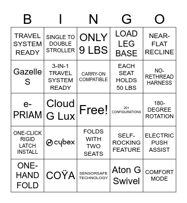 CYBEX Bingo Card