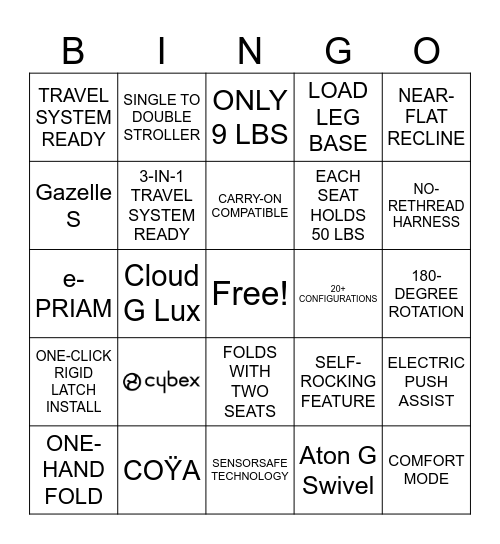 CYBEX Bingo Card