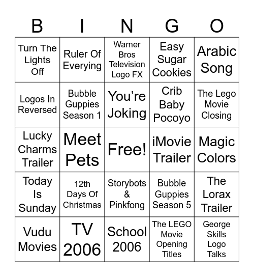 1897-2023 Bingo Card