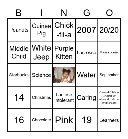 ALL ABOUT NOEL Bingo Card