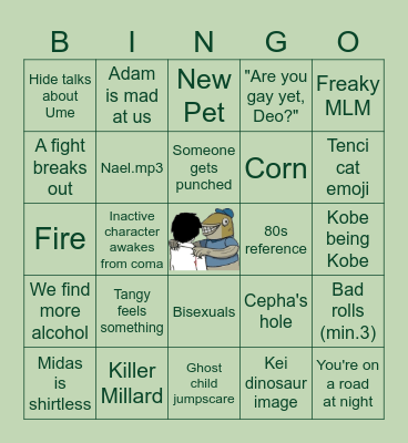 Miracle Park Bingo Card