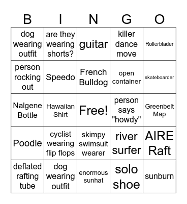 Greenbelt Bingo! Bingo Card