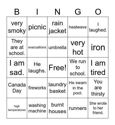 Session 4 Bingo Card