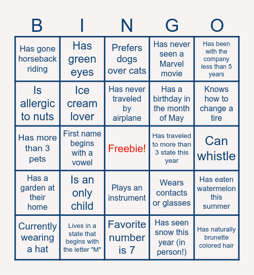 UHN BE ~ Summer Party BINGO! Bingo Card