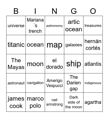 Bingo! Bingo Card