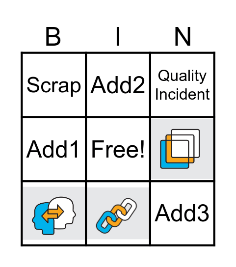 Quality BINGO Card