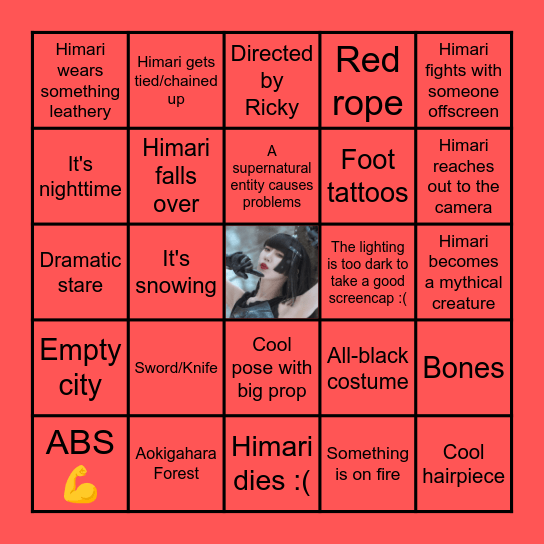 Himariverse Bingo Card