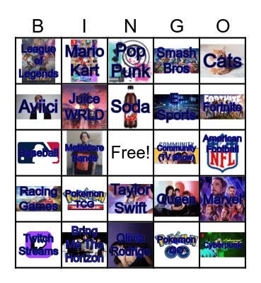 How Many Interests Do You Share With Mitch Bingo Card