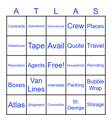 1212 Summer Bingo Card