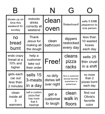 LC Bingo! Bingo Card