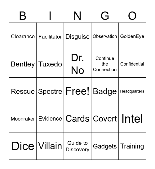 MISSION: FLOW Bingo Card