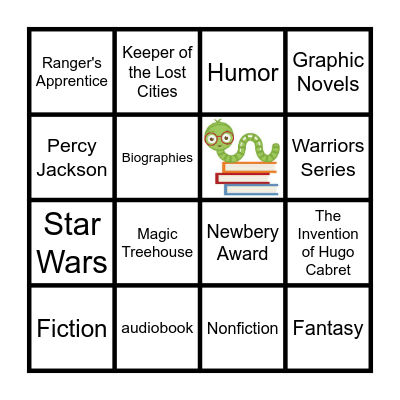 Book Bingo Card