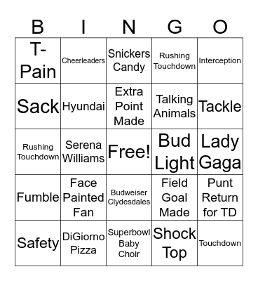 Klayford's Yakudoshi Bingo Card