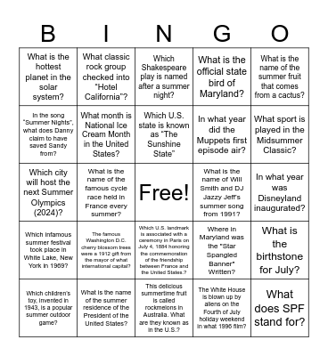 DRL Connect 2023 Bingo Card