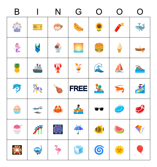 SUMMER FUN 7142023 KKM Bingo Card