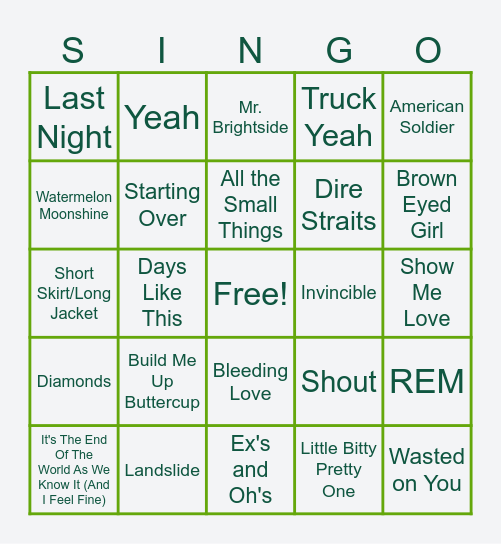 2023 Clerks & Treasurers Institute SINGO Bingo Card