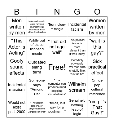 Sora Sci-fi exStravaganza Bingo Card