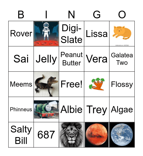 THE LION OF MARS Bingo Card