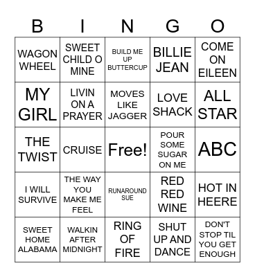 BEEFS 4-RANDOM COVER ALL Bingo Card