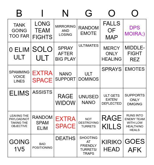 BRONZE BINGO Card